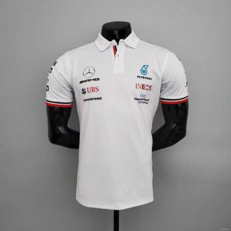 F1 Formula One racing suit; Mercedes POLO White