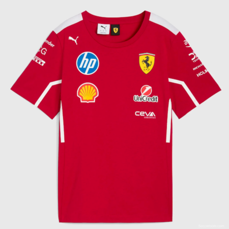 2025 Ferrari F1 Red Racing Shirt