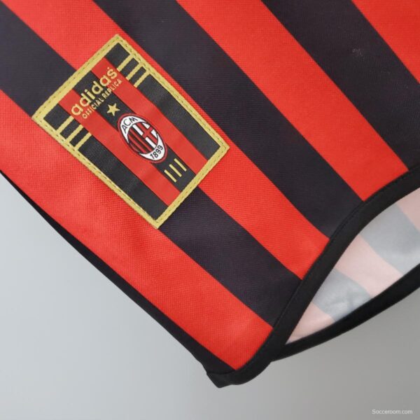 Retro 99-00 AC Milan Centenary home Soccer Jersey - Image 5