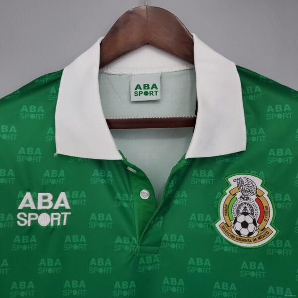 Retro Mexico 1995 home Soccer Jersey - Image 7