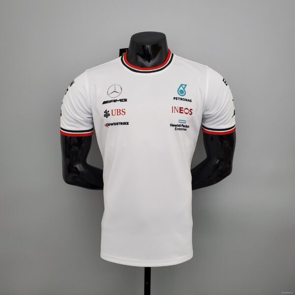 F1 Formula One racing suit; Mercedes White