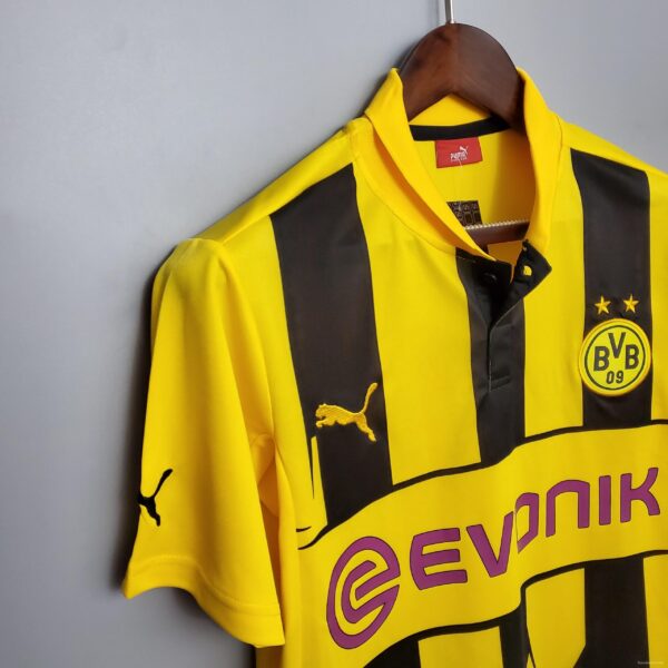 Retro Borussia Dortmund 12/13 home Soccer Jersey - Image 3