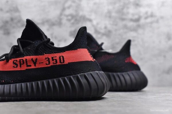 Yeezy 350 Boost V2 Core Black Red - Image 5