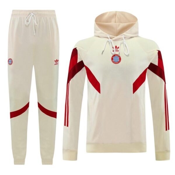 24/25 Bayern Munich Beige Hoodie Jacket +Long Pants - Image 18