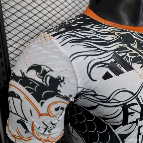 2025/26 Player Version Real Madrid Black And White Dragon Version Jersey - Image 2