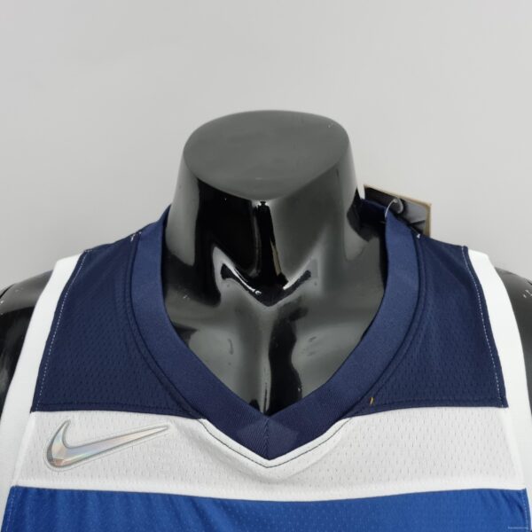 75th Anniversary Minnesota Timberwolves TOWNS#32 Royal White NBA Jersey - Image 5