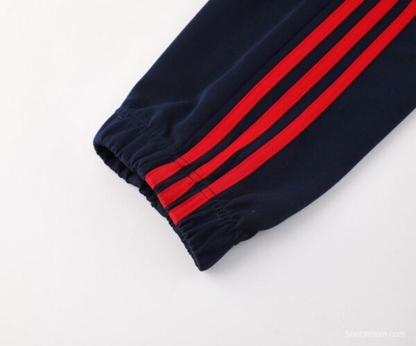 24/25 Arsenal Red/Navy Hoodie Jacket +Long Pants - Image 2