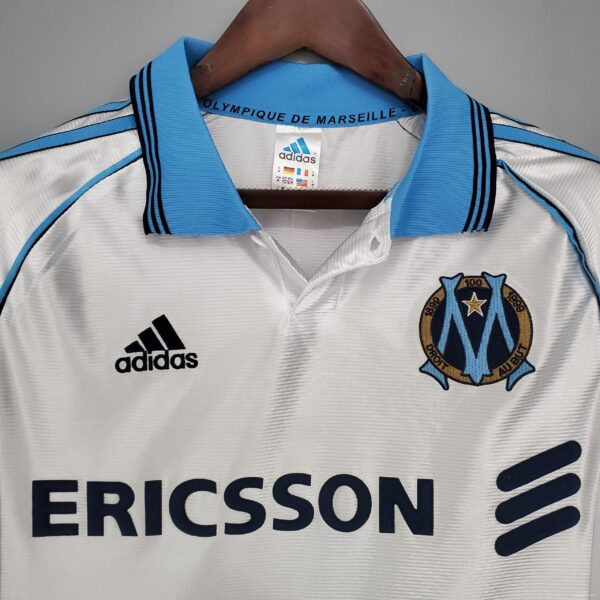 Retro 98/99 Marseille home Soccer Jersey - Image 9