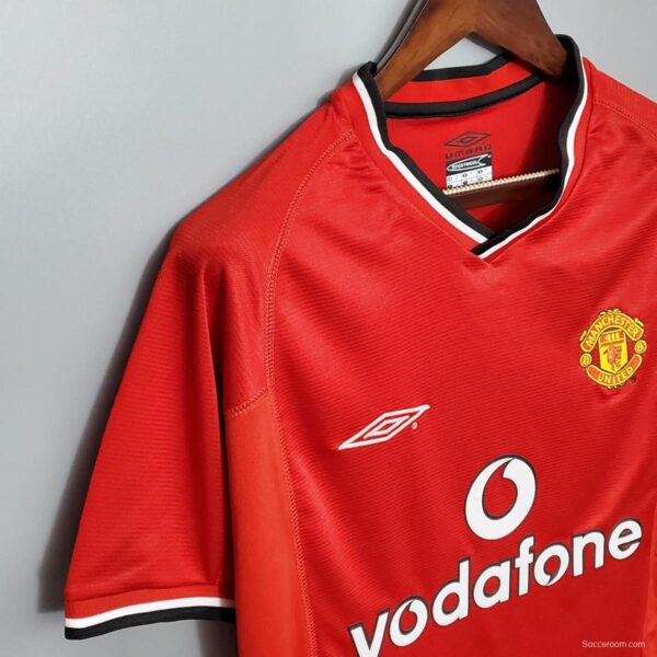 Retro 00/01 Manchester United home Soccer Jersey - Image 6