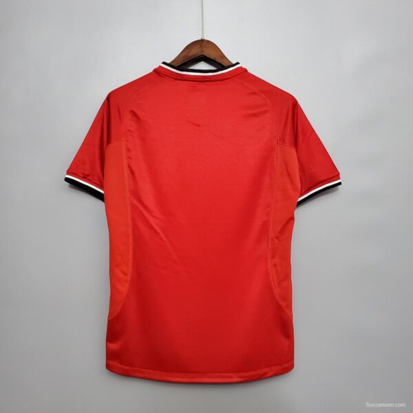 Retro 00/01 Manchester United home Soccer Jersey - Image 3