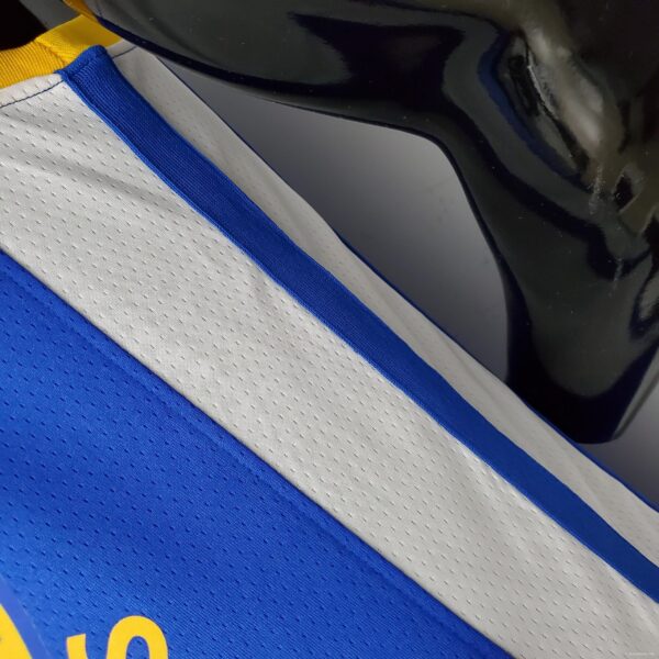 75th Anniversary Golden State Warriors Thompson #11 Mexico Edition Blue NBA Jersey - Image 6