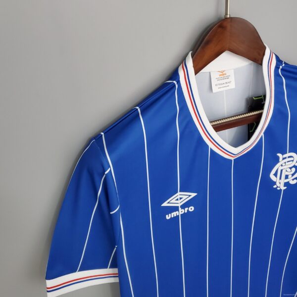 Retro Rangers 82/83 home Soccer Jersey - Image 4