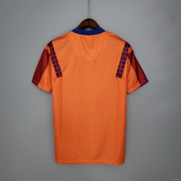 Retro 89/92 Barcelona Away Orange Jersey - Image 8