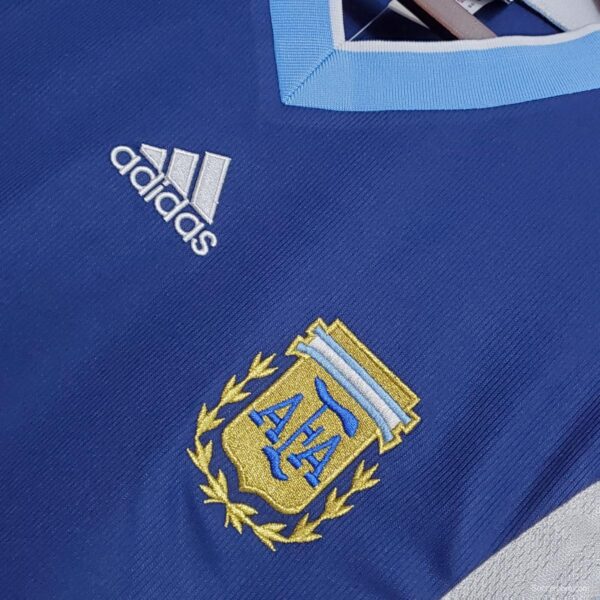 Retro Argentina 1998 away Soccer Jersey - Image 4