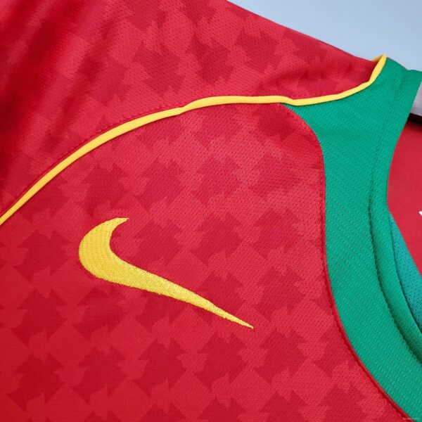 Retro Portugal 2004 home Soccer Jersey - Image 2
