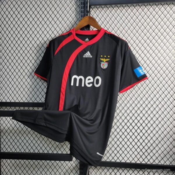 Retro 09-10 Benfica Away Black Jersey - Image 9