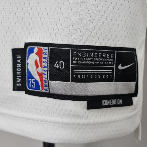 75th Anniversary Minnesota Timberwolves TOWNS#32 Royal White NBA Jersey - Image 2