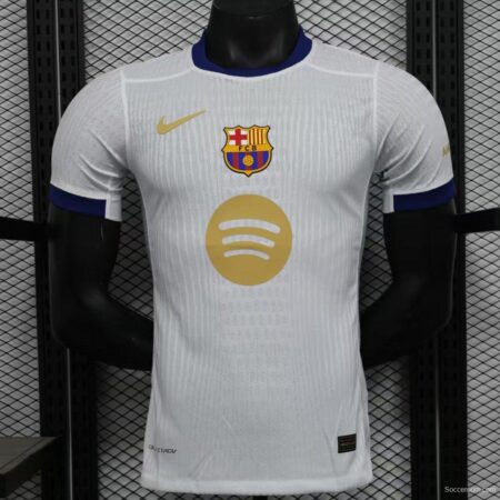 Player Version 24/25 Barcelona 125Th White Special Jersey