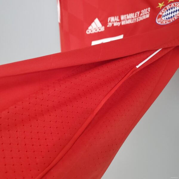 Retro long sleeve Bayern Munich 12/13 Champions League home Soccer Jersey - Image 5