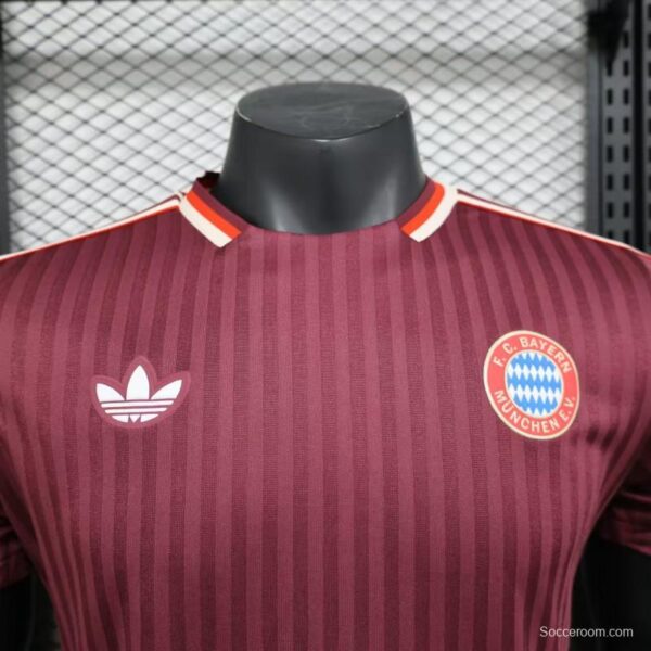 Player Version 25/26 Bayern Munich Icon Wine Jersey - Image 8