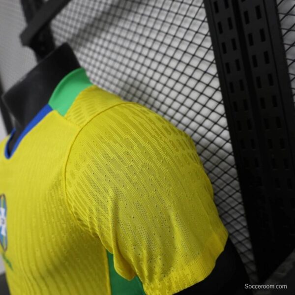 25/26 Player Version Brazil Yellow Jersey - Image 7