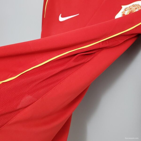 Retro 06/07 Manchester United Long sleeve home Soccer Jersey - Image 3