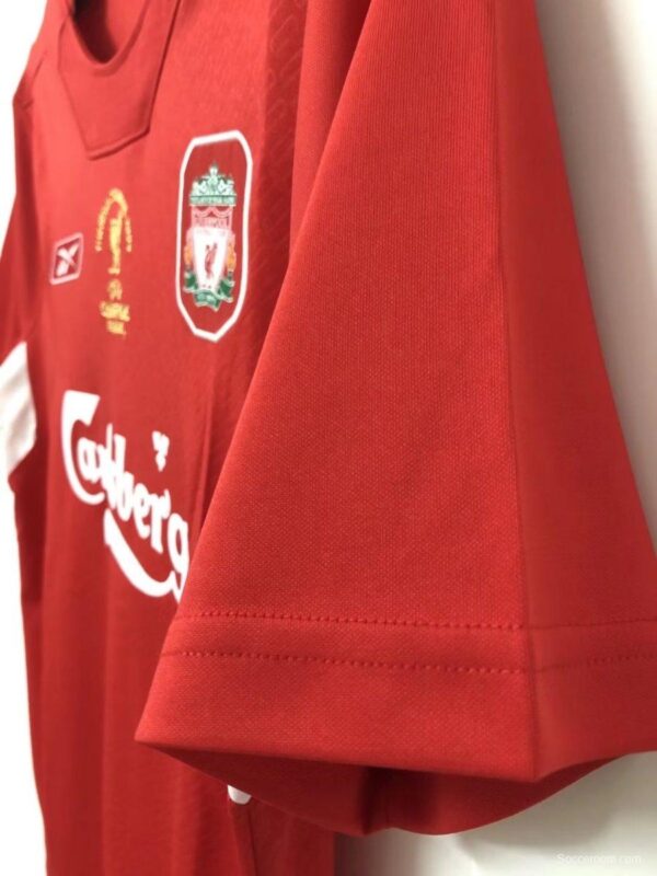 Retro 04/05 Liverpool Home Long Sleeve Jersey - Image 5