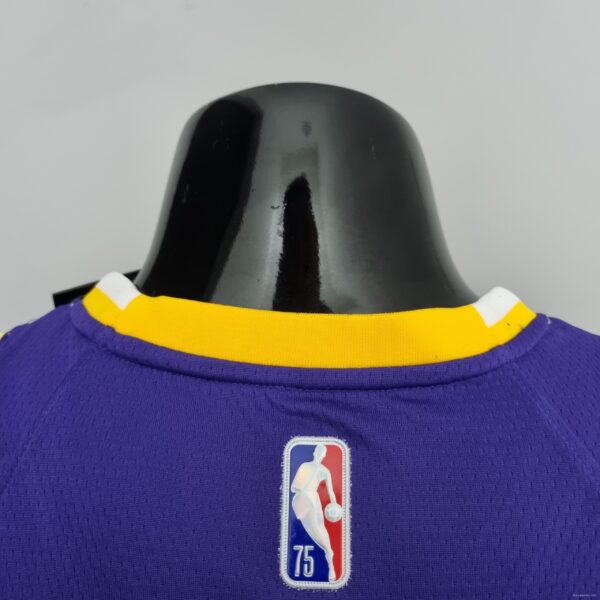 75th Anniversary Rondo #4 Los Angeles Lakers Jordan Purple NBA Jersey - Image 8
