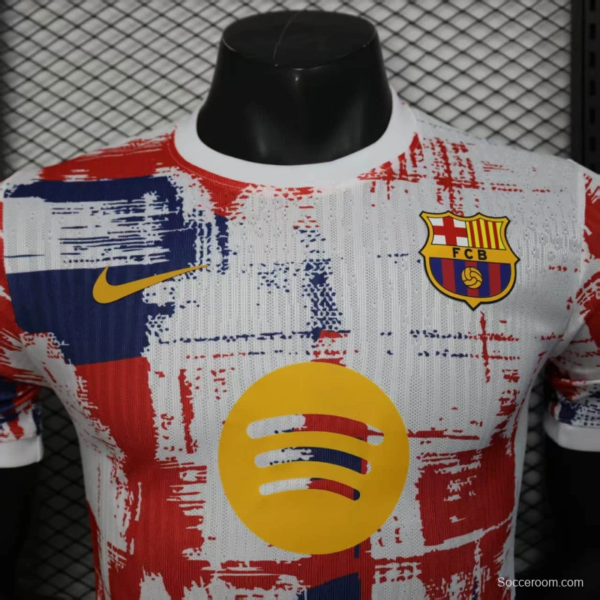 25/26 Player Version Barcelona Artistic Graffiti Limited Edition Jersey - Image 7