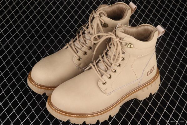 CAT FOOTWEAR/ CAT RYMAN WP 21SS autumn and winter new outdoor rhubarb boots series P717888SAND - Image 10