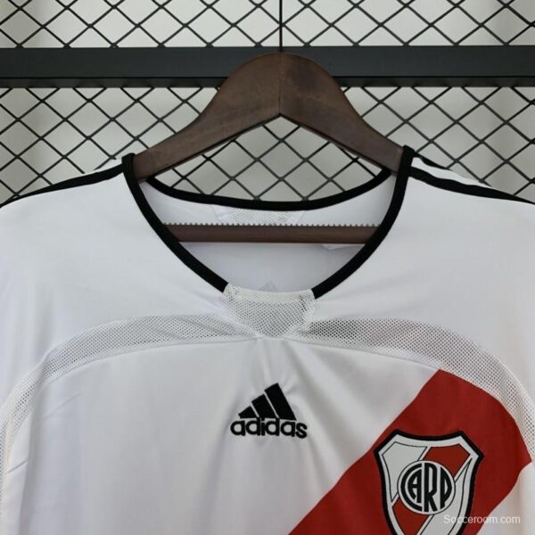 06/07 Retro Long Sleeve River Plate Home Jersey - Image 2