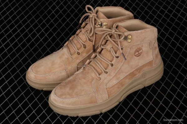 Timberland 21ss autumn and winter new mid-top casual shoes TB10033SAND - Image 7