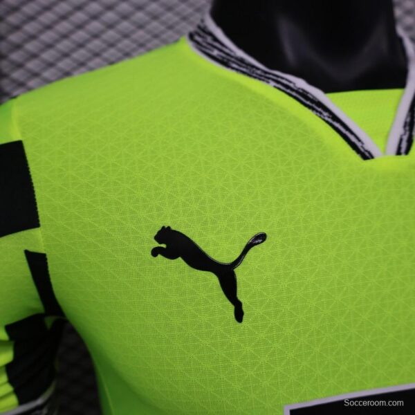 Player Version Borussia Dortmund 25/26 Neon Green Home Jersey with 1&1 Sponsor - Image 11