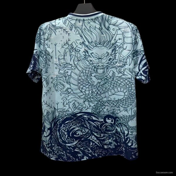 25/26 Barcelona Limited Edition Dragon Collection Jersey - Nike Asian-Inspired Art Series - Image 2