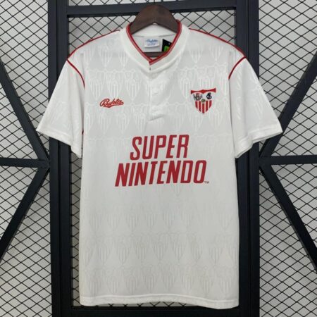 91/92 Retro Sevilla Home Jersey
