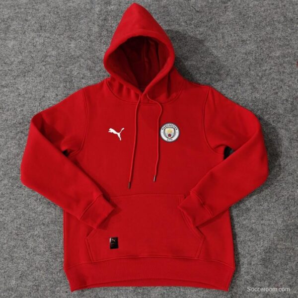 24/25 Manchester City Navy/Red/Black/Beige/Grey Hoodie WIth Black Badge - Image 10