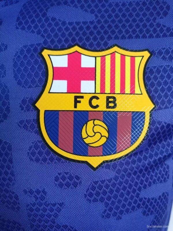 Player Version 24/25 Barcelona Deep Purple Polo Jersey - Image 3