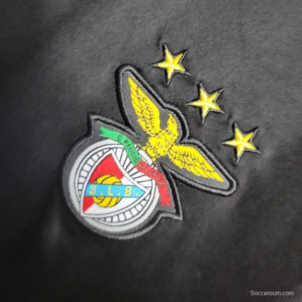 Retro 09-10 Benfica Away Black Jersey - Image 3