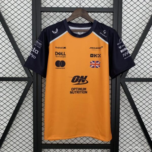 2025 F1 Formula Orange/Black Mclaren Norris T-Shirt - Image 8