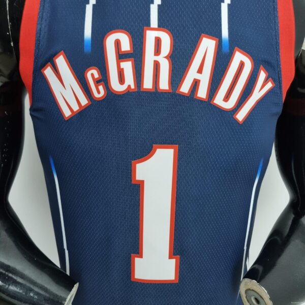 2022 Houston Rockets McGrady #1 Urban Edition NBA Jersey - Image 8