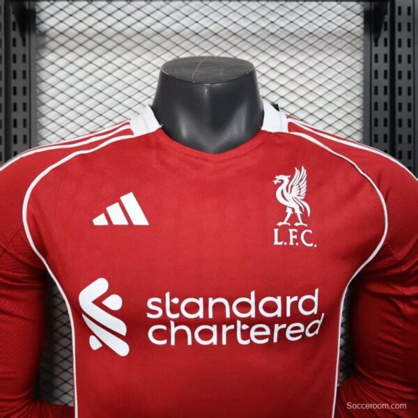 Player Version 25/26 LIverpool Home Long Sleeve Jersey - Image 10