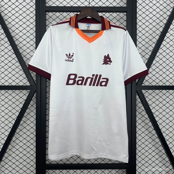 92/94 Retro Roma Away Jersey - Image 7