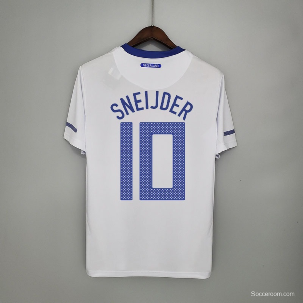 Retro Netherlands 2012 away Soccer Jersey - Image 2