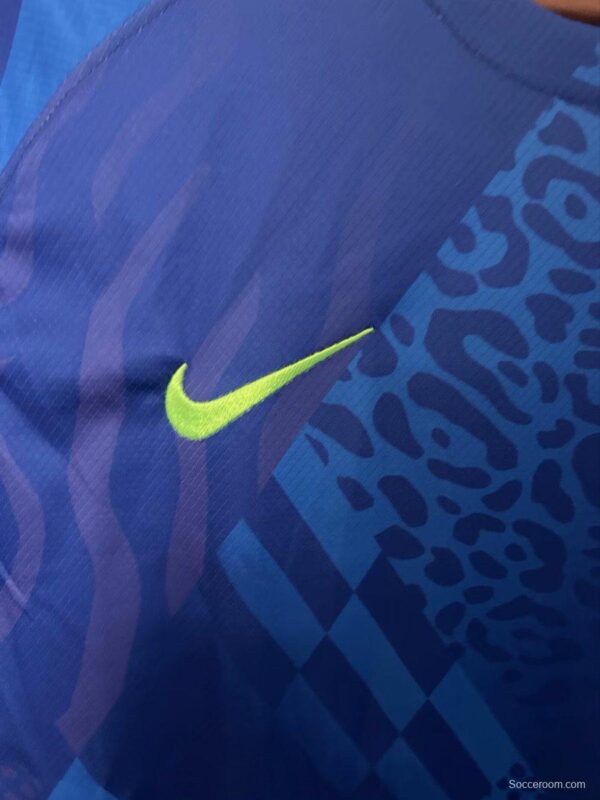 2025 Brazil Away Blue Jersey - Image 3