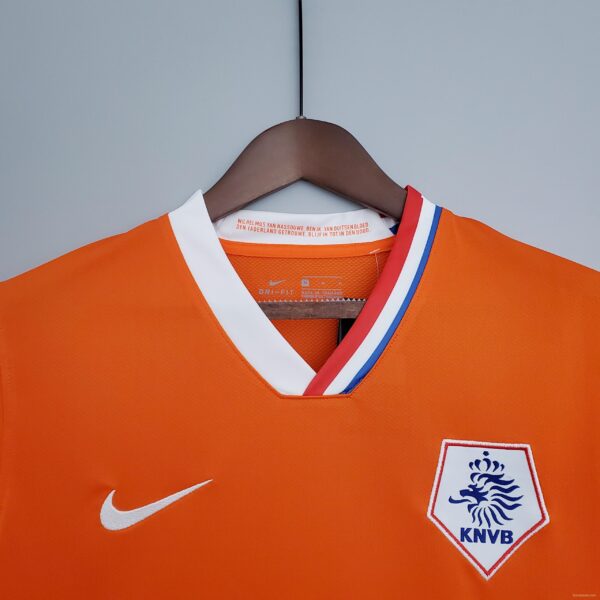 Retro Netherlands 2008 home Soccer Jersey - Image 7