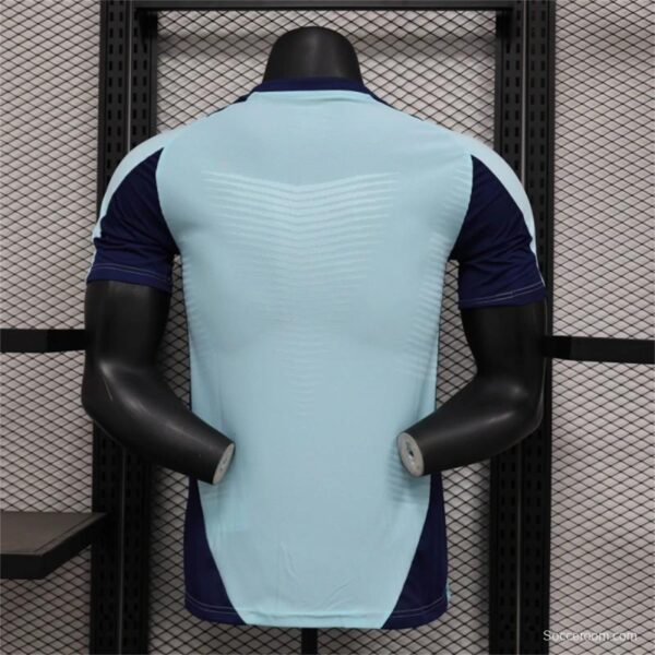 24/25 Player Version Arsenal Pre Match Light Blue Training Jersey - Image 6