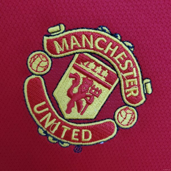 Retro Manchester United long sleeve 04/06 home Soccer Jersey - Image 9