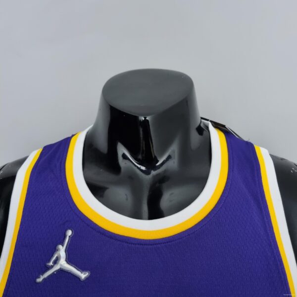 75th Anniversary Rondo #4 Los Angeles Lakers Jordan Purple NBA Jersey - Image 6