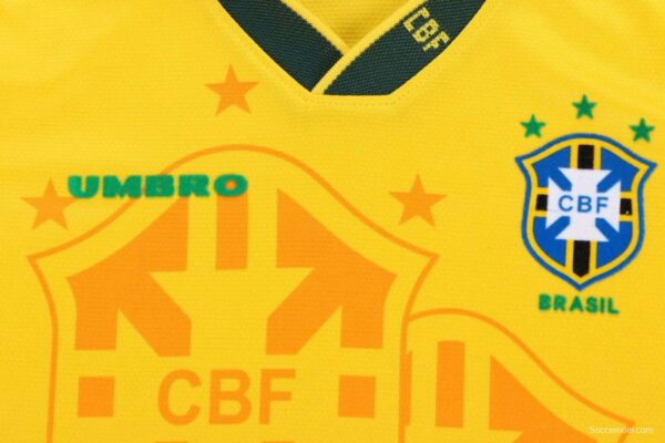 Retro Kids 1994 Brazil Home Jersey - Image 3