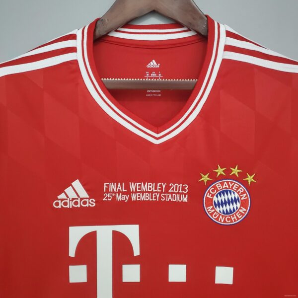Retro long sleeve Bayern Munich 12/13 Champions League home Soccer Jersey - Image 10